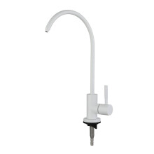 Kitchen Drinking Water Faucet with Stainless Steel Filtration Tap for Sink – Rose Gold White