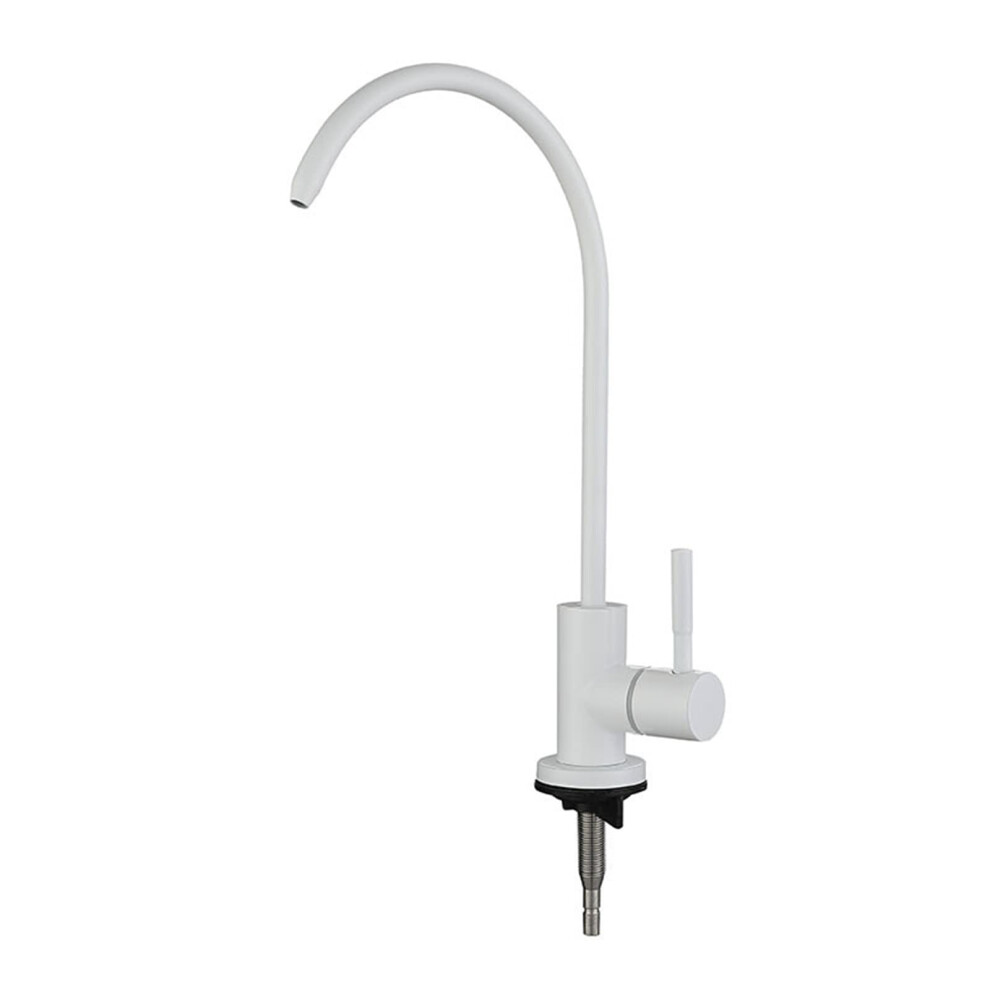 Kitchen Drinking Water Faucet With Stainless Steel Filtration Tap For Sink Â Rose Gold White 9365369281868