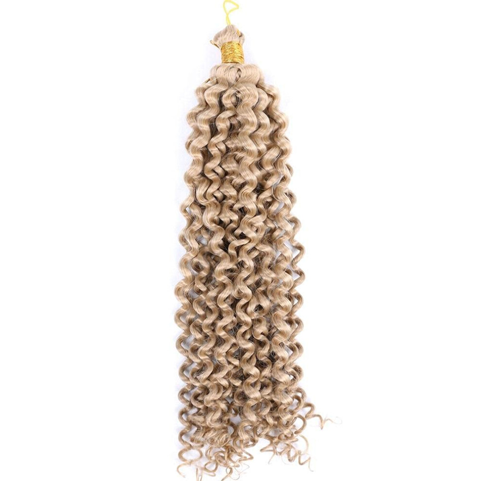 Unisex Synthetic Hair Extensions 14 Inch Goddess Faux Locs Crochet Braids Ombre Afro Kinky Curl Twist Hair
