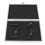 Hairdressing Scissors Case Double Layer Waterproof PU Leather Barber Tool Storage Box Black 5