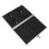 Hairdressing Scissors Case Double Layer Waterproof PU Leather Barber Tool Storage Box Black 4