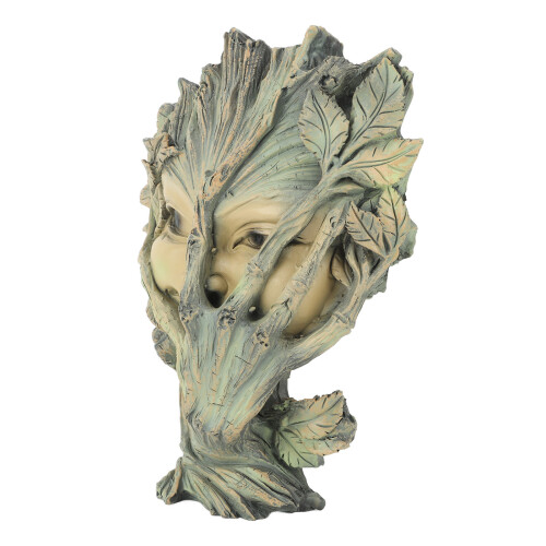 Πλακέτα τοίχου Celtic Greenman εμπνευσμένη από τη φύση, αδιάβροχη ρητίνη, χειροποίητη, 1