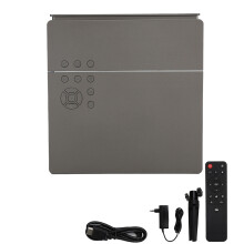 WiFi And Bluetooth Smart Projector, 4K Supported Mini Projector With Keystone Correction Zoom Dolby Audio Auto Focus Portable Outdoor Movie Theater