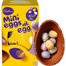 Cadbury Chocolate Mini Eggs Shell Egg 95gPack of 4