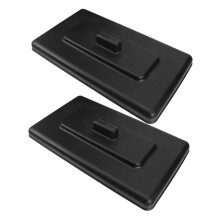 2 Pack Ice Cream Maker Upper Lid Cover with Handle, Dustproof WearResistant Plastic for Portable Machines