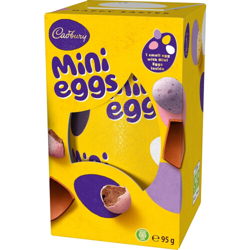 Cadbury Chocolate Mini Shell Egg 95gPack of 12 2