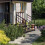 Wrought Iron Handrail For 1 to 4 Steps Adjustable Outdoor Handrail 10
