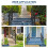 Wrought Iron Handrail For 1 to 4 Steps Adjustable Outdoor Handrail 13