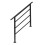 Wrought Iron Handrail For 1 to 4 Steps Adjustable Outdoor Handrail 3