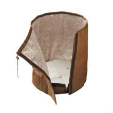 Plant Frost Protection Cover with Thermal Insulation, Breathable Waterproof Blanket and Drawstring Closure for Winter Trees Shrubs (BrownS)