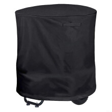 Waterproof Wood Chipper Shredder Cover, HeavyDuty AllWeather UV Resistant Leaf Mulcher Protection (Black)