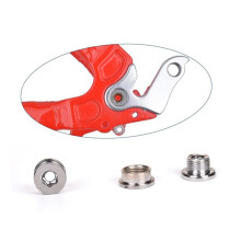 Bike Crank Bolts and Chainring Bolts Set, Durable Steel for Secure Crankset Fixation