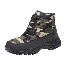 Men's Winter Boots Waterproof Snow Hiking Shoes NonSlip Outdoor Grip Camouflage Size 9.5