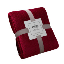 Flannel Throw Blanket 100x150cm - Cozy Coral Fleece Blanket for Office or Home Use