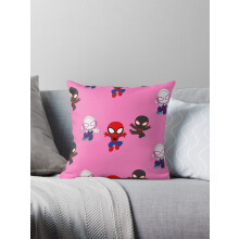 Funda de cojín decorativa con diseño de Spiderman para bebé niña - Compatible con AIVO Amazing Friends, diseño de araña negra, funda de cojín