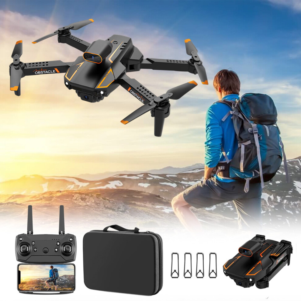 Jacenvly Wifi Fpv Drone With 1080P Hd Camera, Altitude Hold, Foldable Rc Quadcopter, Circle & Route Fly, Headless Mode, Compatible With Gift For Kids 9175034089688