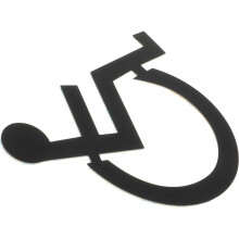 Disabled Restroom Door Sign Wall Art for Bathroom Bathroom Door Signs Bathroom Signs for Business