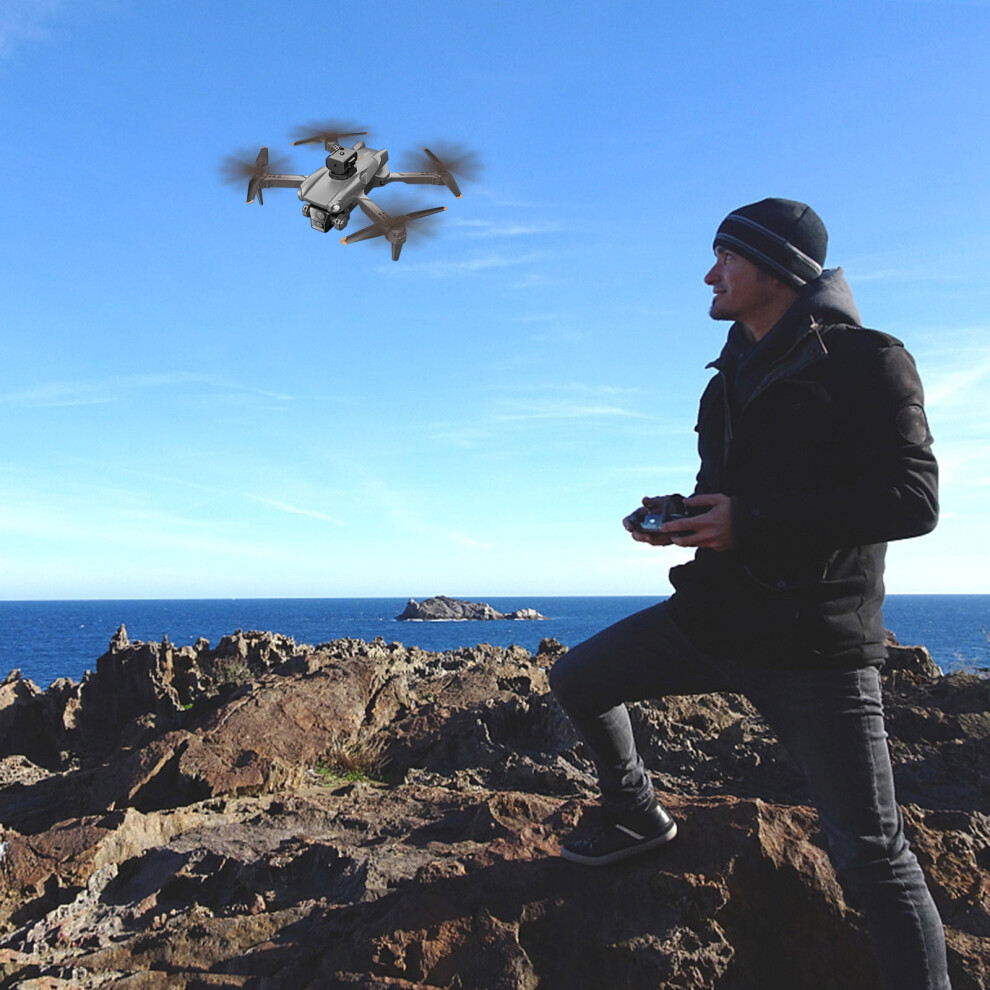 Jacenvly Hd 8K Aerial Drone With Single Camera, Folding Rc Quadcopter, Obstacle Avoidance, Compatible With Iphone & Android, New Year & Birthday Gift 9496895832726