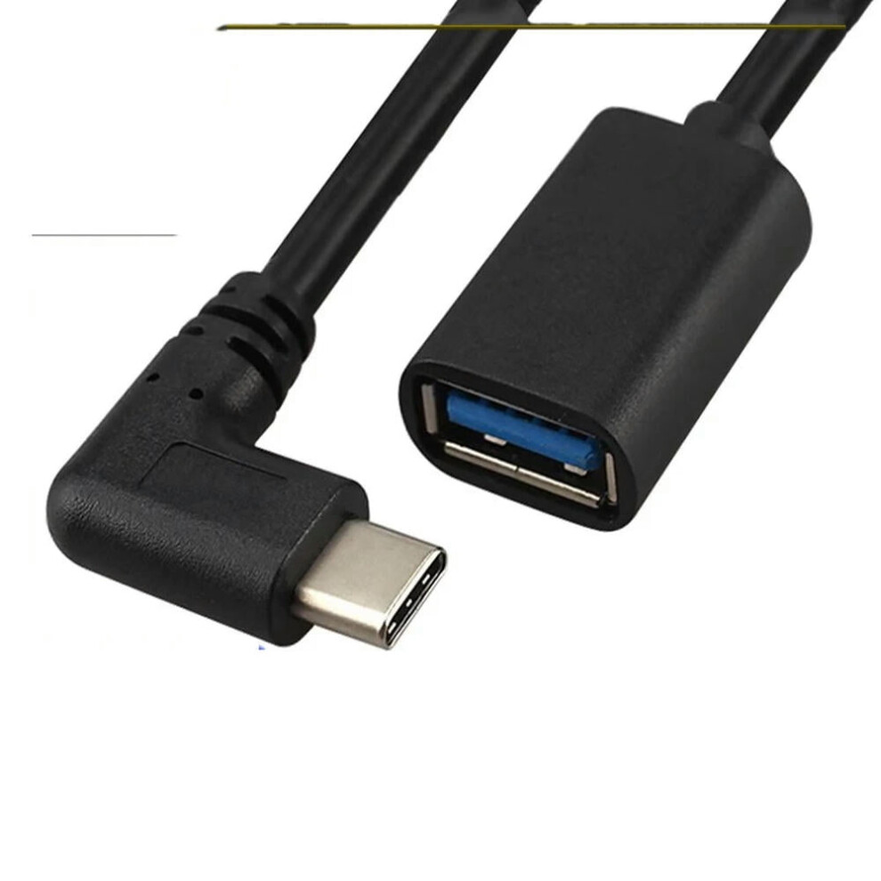 For Bend Type C To Usb3.0 Female Head Port C Conversion Cross Head 90 S Usbc Bay Head With Otg Conversion Cable 9175034089732