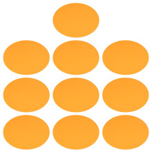 10pcs Color Correction Filter Sheets for Photo Studio Strobe Flashlight 6mm Orange
