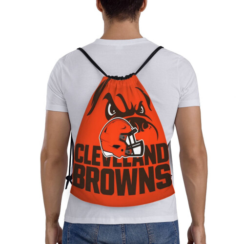 Τσάντα Browns Classic με κορδόνι, πτυσσόμενη, αθλητική, γυμναστικής, τσάντα με κορδόνι, 1