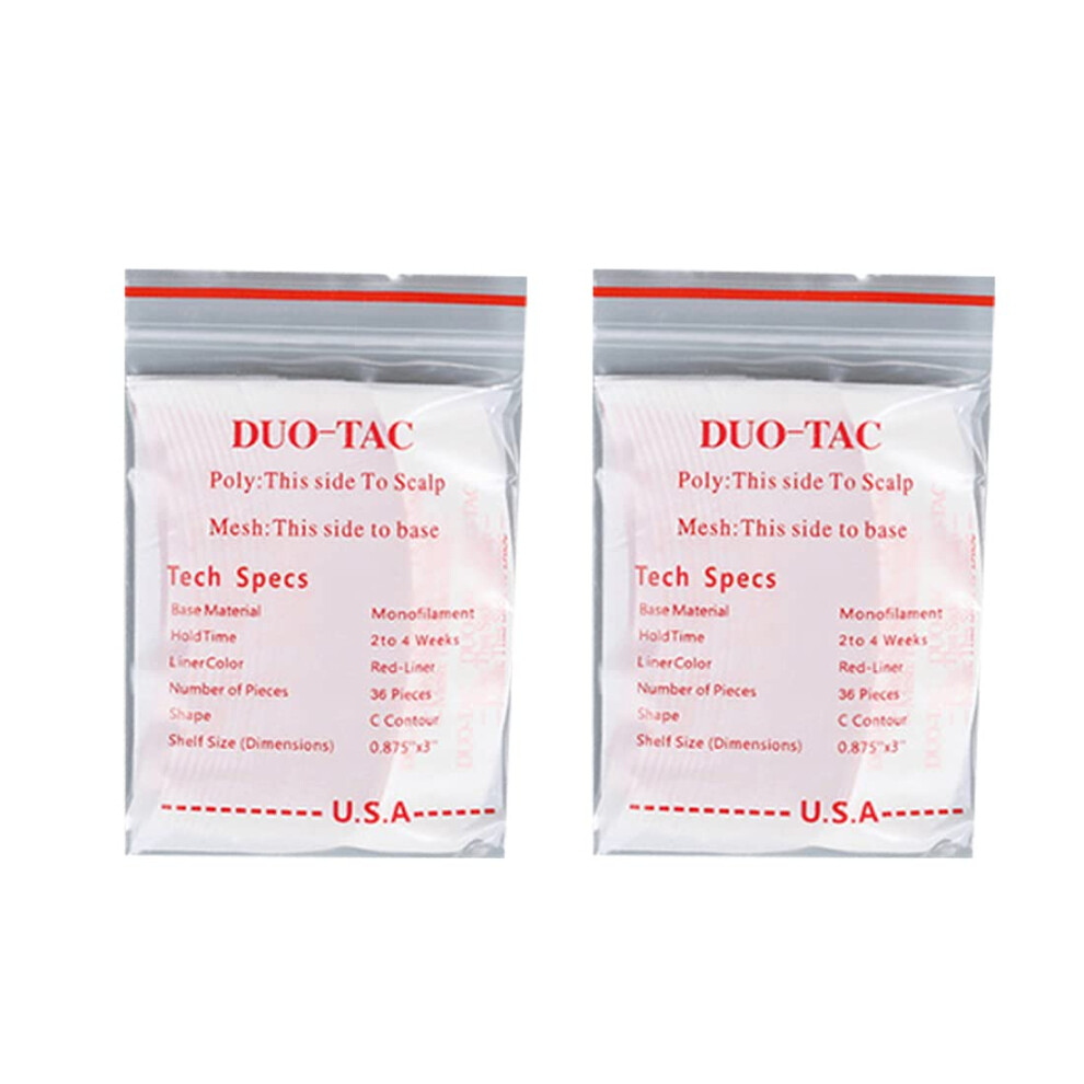 Unisex 72Pcs Waterproof Lace Wig Tape Strips With Longlasting Adhesion For Toupees And Hairpieces