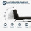 Westwood Versatile Convert Single Sofa Bed 4-in-1 6-Position 85 Sleeper Recliner Black 4