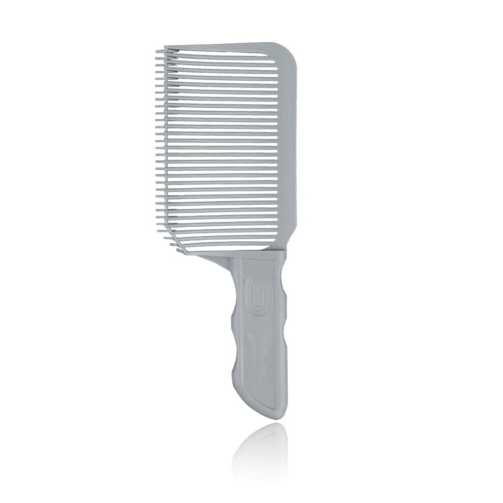 Men's Hair Cutting Comb with Arc Gradient Design, Gray Barber Comb for Precise Edge Shaping