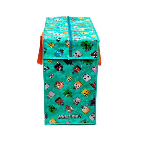 Minecraft Minecraft Chibi Zip Up Laundry Storage Bag 1