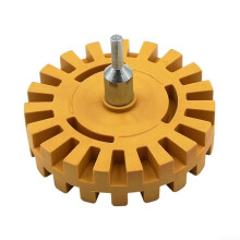 Stripe Removal Wheel 4 Inch Rubber Decal Remover for Cars Trucks RV with Drill Adapter