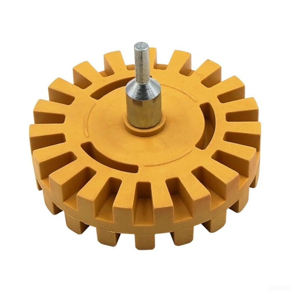 Sticker Remover Wheel 4 Inch Rubber Decal Removal Tool For Cars Trucks Rv With Drill Adapter 9365369289468
