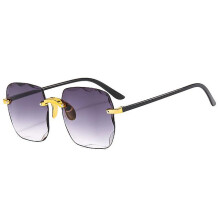Women's Square Sunglasses C1 Aluminum Magnesium Alloy Frame 25g Ultra Light
