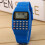 Children's Calculator Watch Pink Silicone Strap LCD Display Date Time Function 4