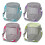 Kids Beach Bag, 17x15cm Mesh Style, Shell Collection Foldable Adjustable Shoulder Strap (Green) 1