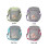 Kids Beach Bag, 17x15cm Mesh Style, Shell Collection Foldable Adjustable Shoulder Strap (Green) 4