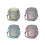 Kids Beach Bag, 17x15cm Mesh Style, Shell Collection Foldable Adjustable Shoulder Strap (Green) 5