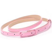 Cinto Feminino, estilo1, rosa, couro artificial de 1.2cm de largura com design ajustável 90-110cm