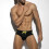 Ανδρικό μαγιό σλιπ μαύρο 2XL πολυεστέρας spandex αναπνεύσιμο στενή εφαρμογή 3