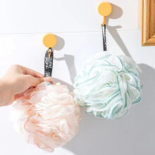 2 Pack Bath Loofah Sponge with Lace Design, Natural Egyptian Cotton Exfoliating Body Scrub Balls for Shower