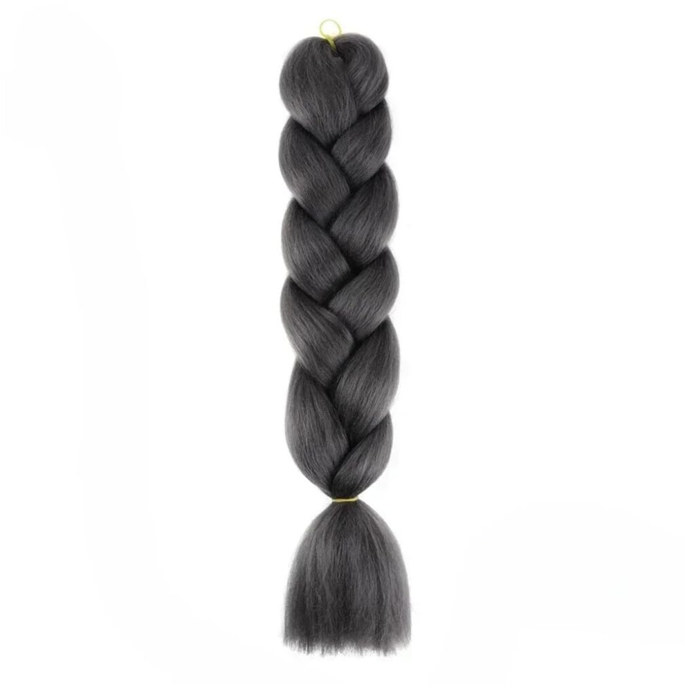 24 Inch Temperature Resistant Fiber Strand Heat Resistant Synthetic Braiding Hair Ombre Colors