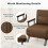Westwood Versatile Convert Single Sofa Bed 4-in-1 6-Position 85 Sleeper Recliner Coffee 5