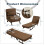 Westwood Versatile Convert Single Sofa Bed 4-in-1 6-Position 85 Sleeper Recliner Coffee 7