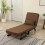 Westwood Versatile Convert Single Sofa Bed 4-in-1 6-Position 85 Sleeper Recliner Coffee 9