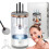 Electric Makeup Brush Cleaner Machine Rechargeable Automatic Deep Cleaning for All Brush Types Transparent 1