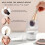 Electric Makeup Brush Cleaner Machine Rechargeable Automatic Deep Cleaning for All Brush Types Transparent 3