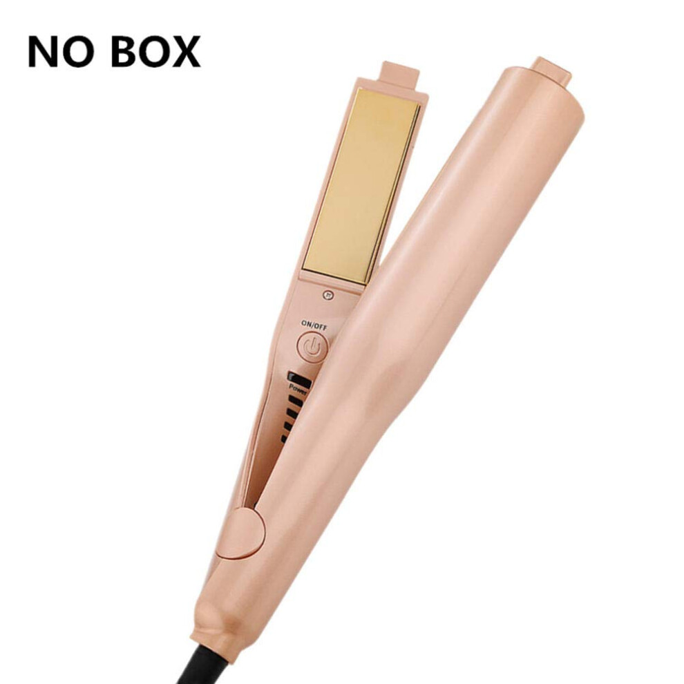2 in 1 Hair Straightener and Curler with Ceramic Barrel, Dual Voltage Travel Hair Styler