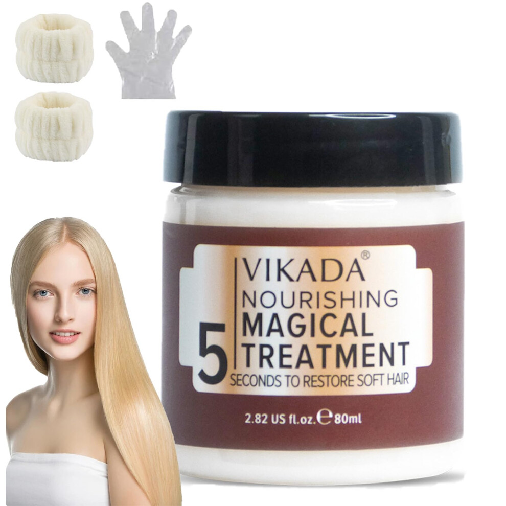 Hair Straightening Mask with Deep  and Collagen Enrichment for Frizz Control and Smooth Finish
