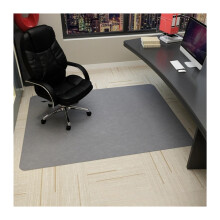 Office Chair Mat for Hardwood Floors and Carpet, 90x120cm Light Gray, Rolling Desk Chair Protector