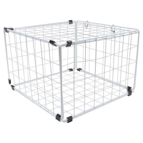 1Pc Household Cat Cage Practical Iron Car Cat Cage Practical Foldable Pet Cage