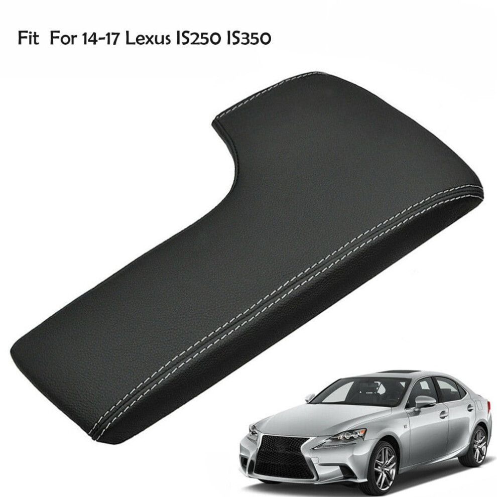 For 14-17 Lexus Is250 Is350 Center Console Lid Leather Armrest Cover Stitch Gray 9175034102585